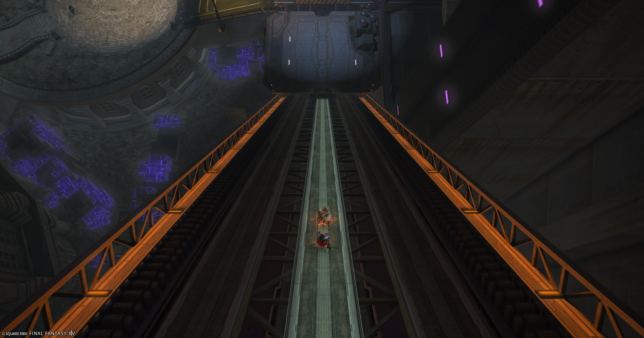 王城旧跡 アンダーキープ 道中 下り坂滑る