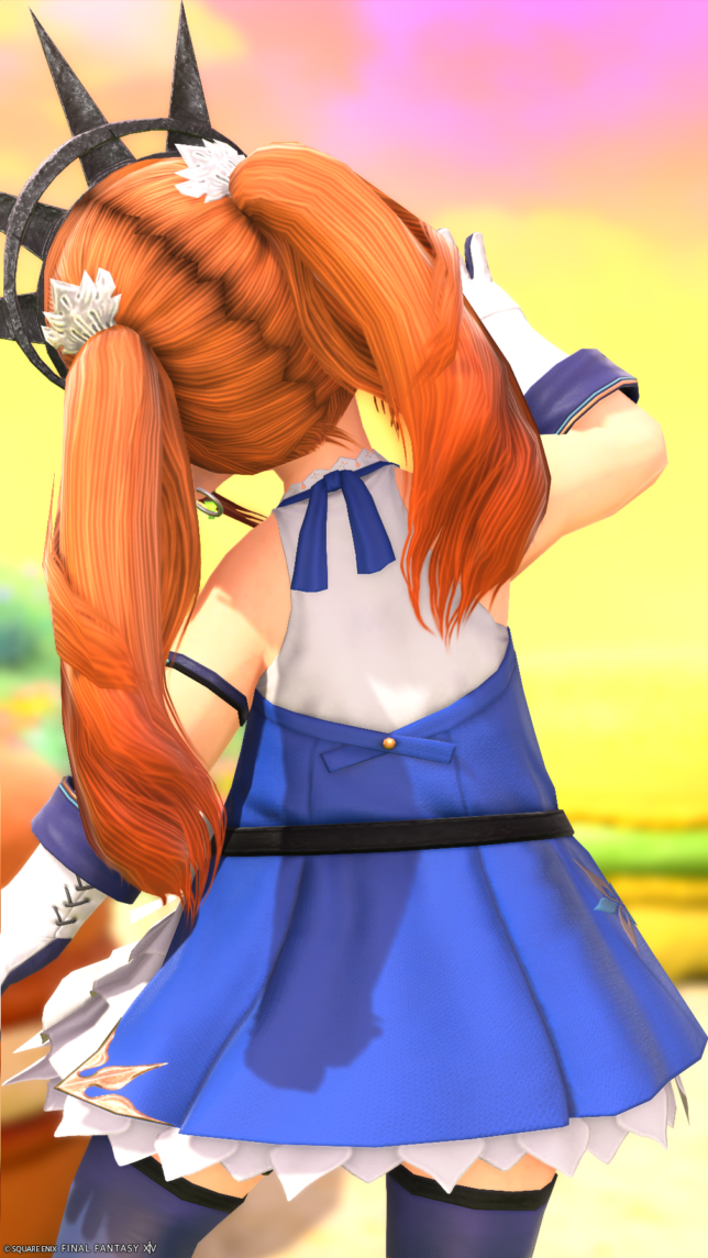 ビブラプリンセス・ドレス 後ろ姿