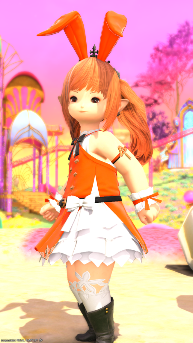 ビブラプリンセス・ドレス ブライトオレンジ