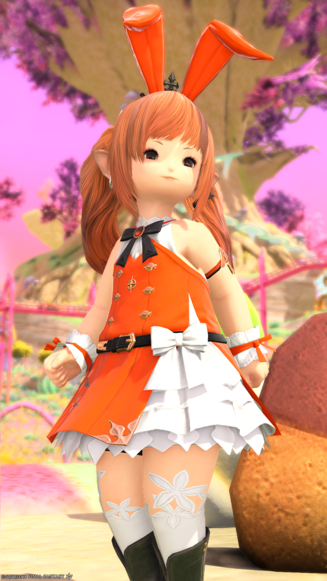 ビブラプリンセス・ドレス ブライトオレンジ